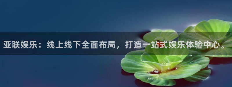 杏悦体育代理申请流程：亚联娱乐：线上线下全面布局，打造一站式娱乐体验中心。